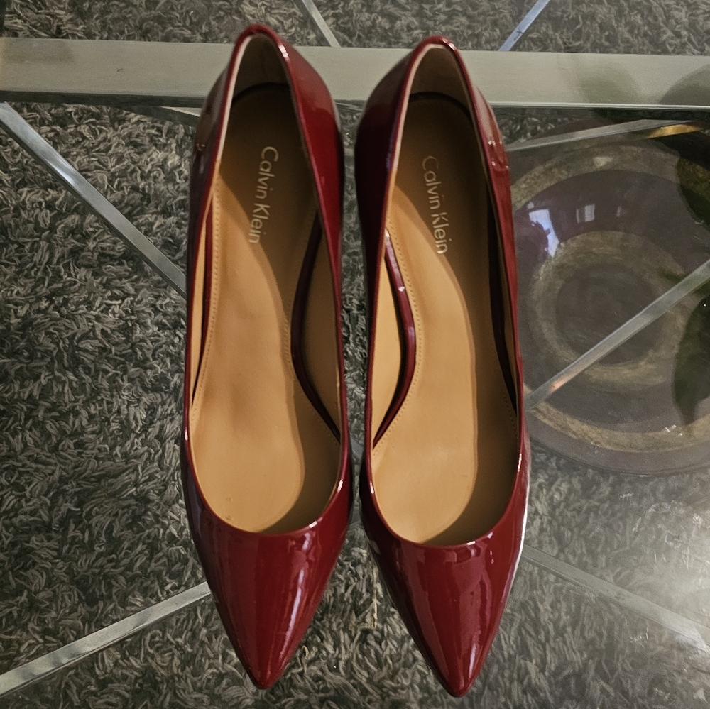 Calvin Klein Women's Burgundy Pumps